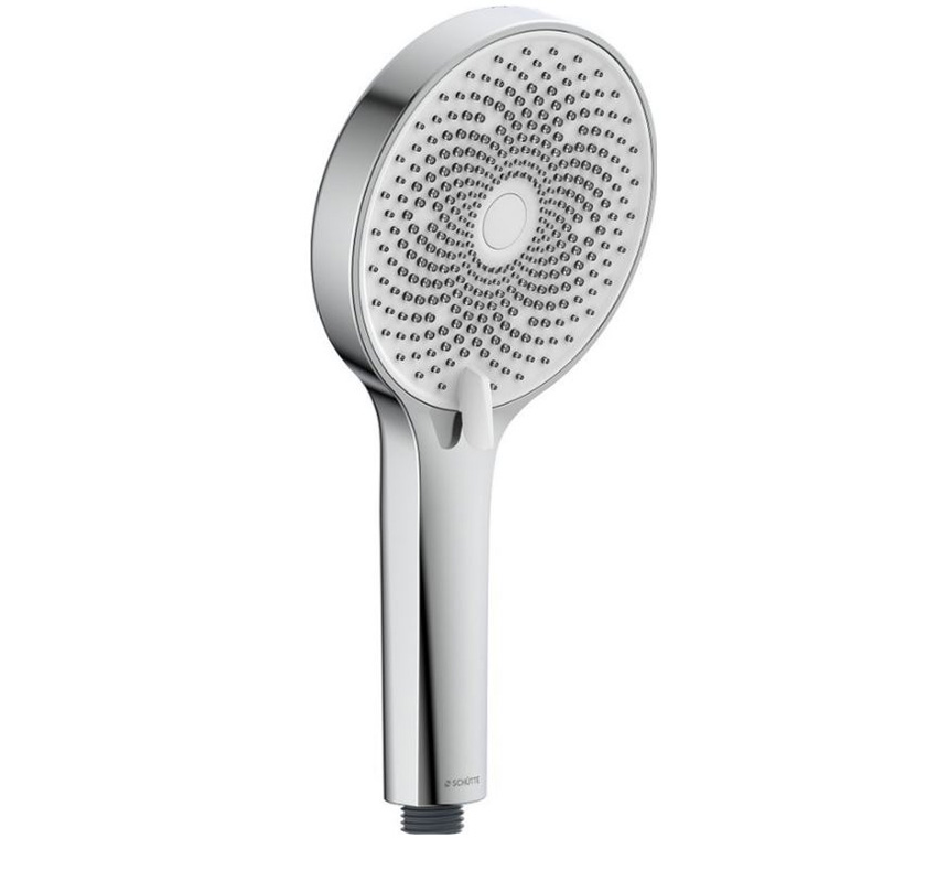 Handdouche Famke glanzend chroom/wit Ø13cm
