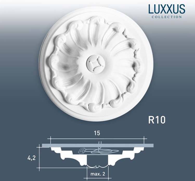 Rozet Orac Decor Wit R.10  / 15 cm