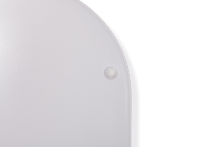 Toiletbril Gary dun wit