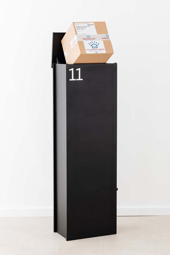 Pakketbrievenbus design Wembley zwart
