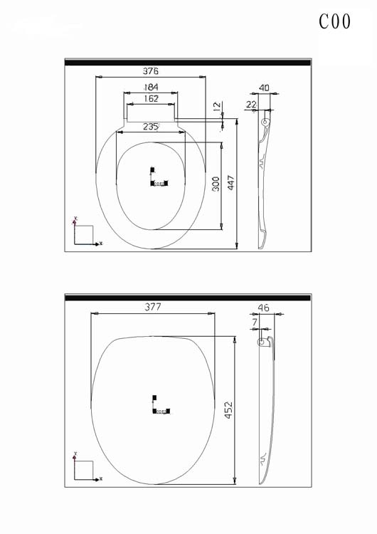Siège de WC Duroplast softclose blanc