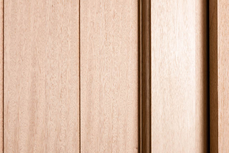 Houten buitendeur planchetten meranti natuur 940x2145mm links duwend