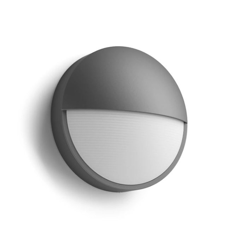 Applique murale extérieur - anthracite - 21,5x21,5x8,5cm - LED - 1x4,3W - 2700K - IP44
