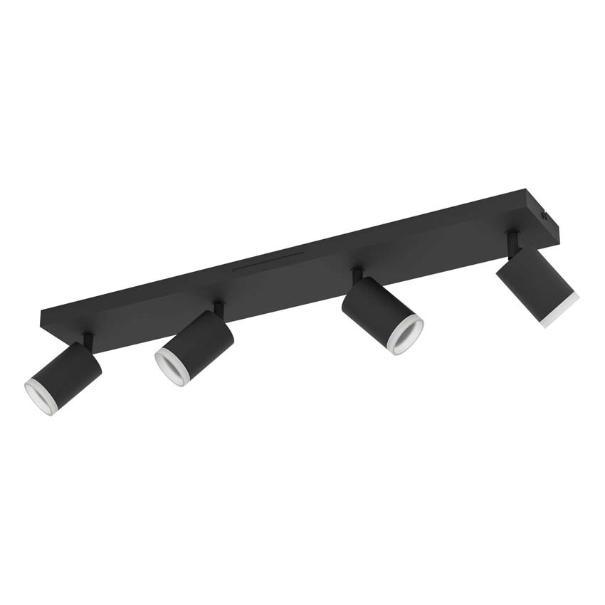 Opbouwspot - zwart - 68cm - dimbaar - LED - 14,8W - RGBW