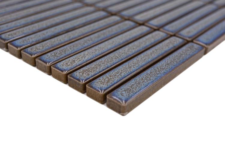 Mosaïque Finger gris/bleu brillant 28,2x30,8cm