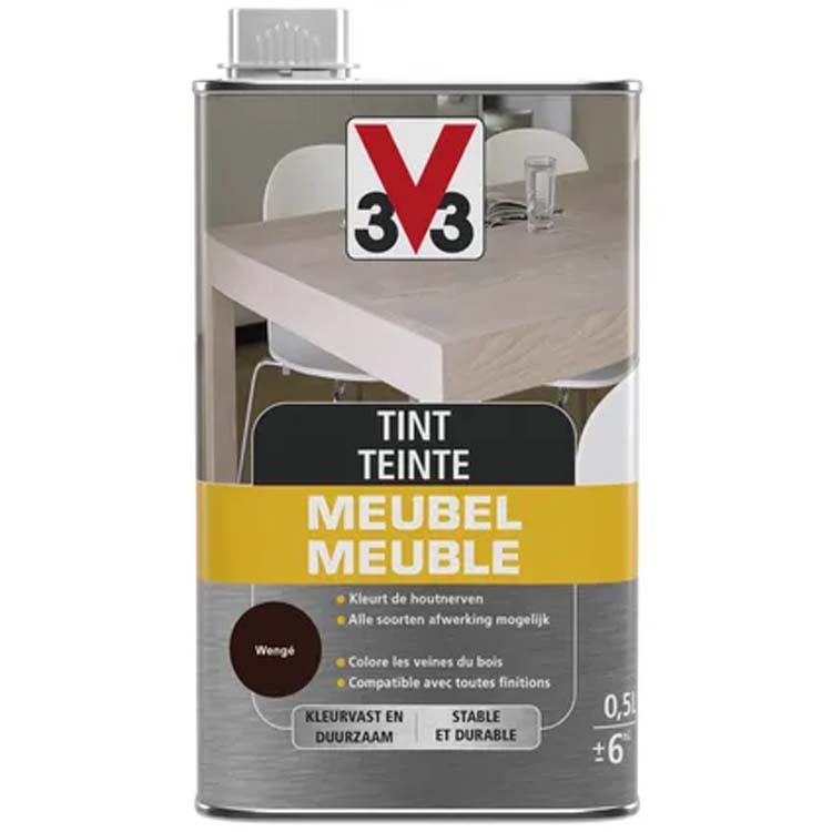 V33 meubeltint deco mat wengé 0,5L