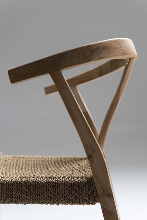 Stoel Lisa teak naturel Stoel Lisa teak naturel