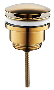 Lave-mains Kyla céramique blanc/or 9x36x18cm set complet