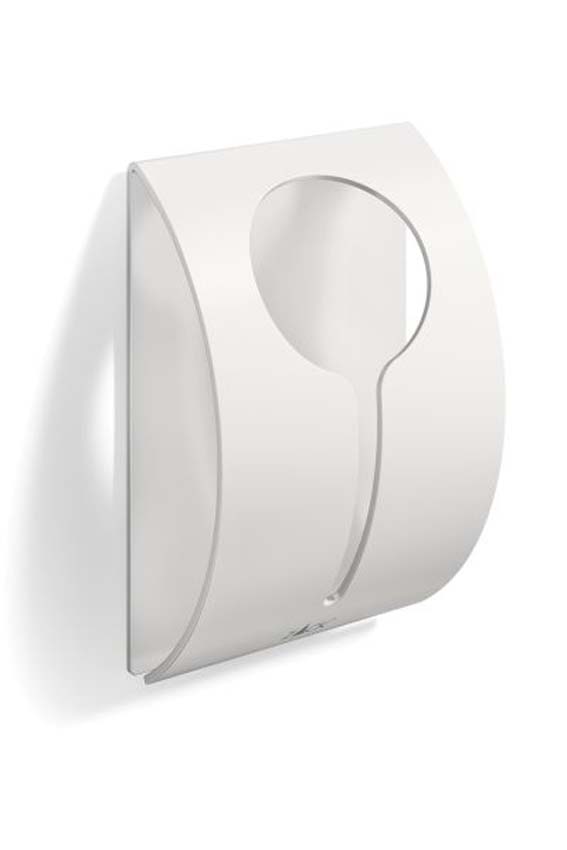 Pince à serviette Zack Peco autocollante blanche 5cm