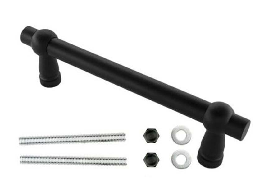 Poignée de tirage pro Petra inox noir 200mm