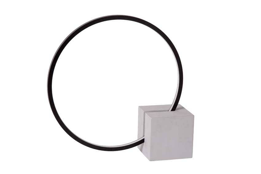 Lampe de table - Ø32cm - LED dimmable - 1x6W 3000K - Noir