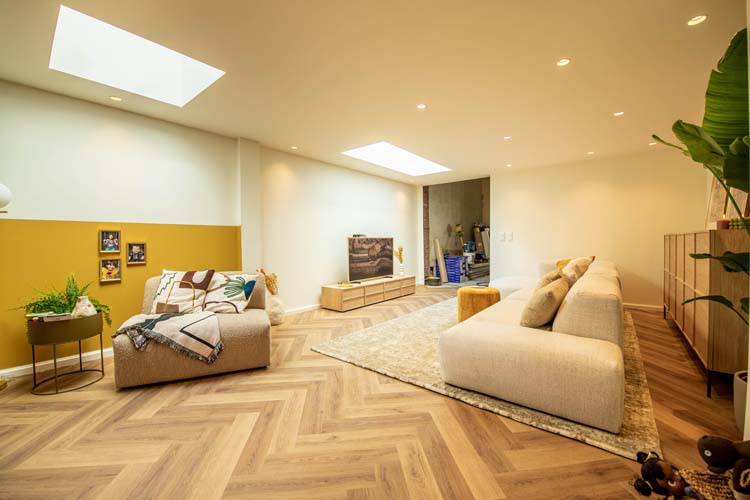 Vinyl vloer Quick-Step Ciro - 6mm - botanisch beige - 12,6x63cm