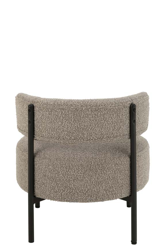 Fauteuil lounge Boucle gris Fauteuil lounge Boucle gris