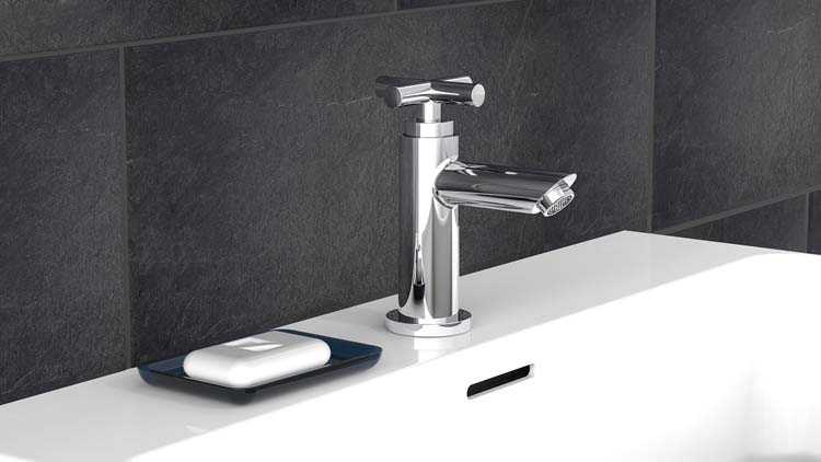 Koudwaterkraan Fons glanzend chroom