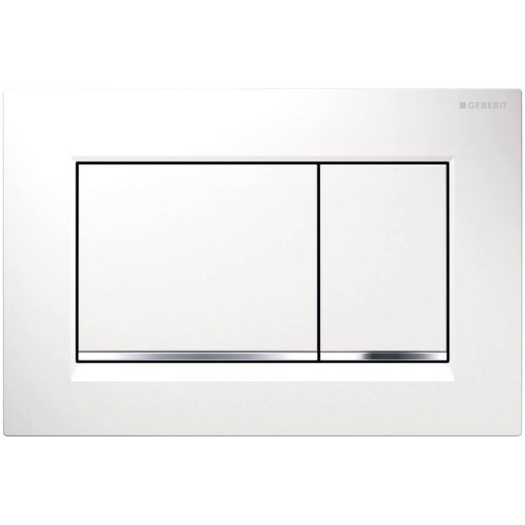 Drukplaat Geberit Sigma 30 3/6L wit