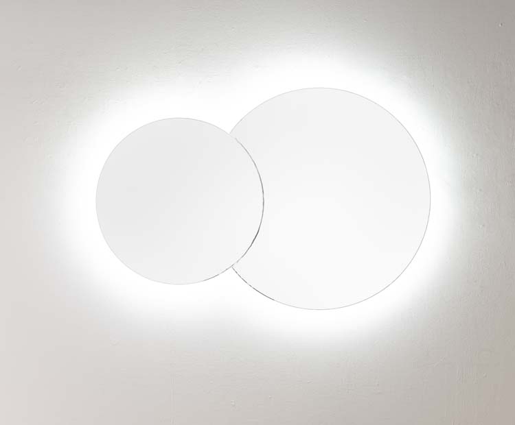 Spiegel Cloud rond LED + anti-condens Ø60+Ø80cm