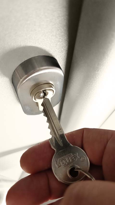 Buitendeur Lepo PVC met aluminium afwerking wit 980x2180mm rechtstrekkend op maat