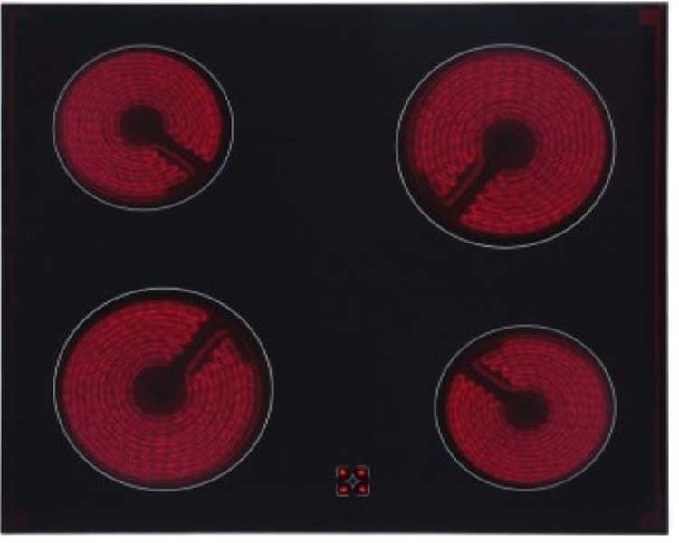 Keuken Budget wit 270cm - vitrokeramische kookplaat en inox wanddampkap - met toestellen