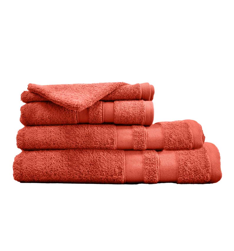 Badlaken Cosibel katoen corail 70x140cm hotelkwaliteit