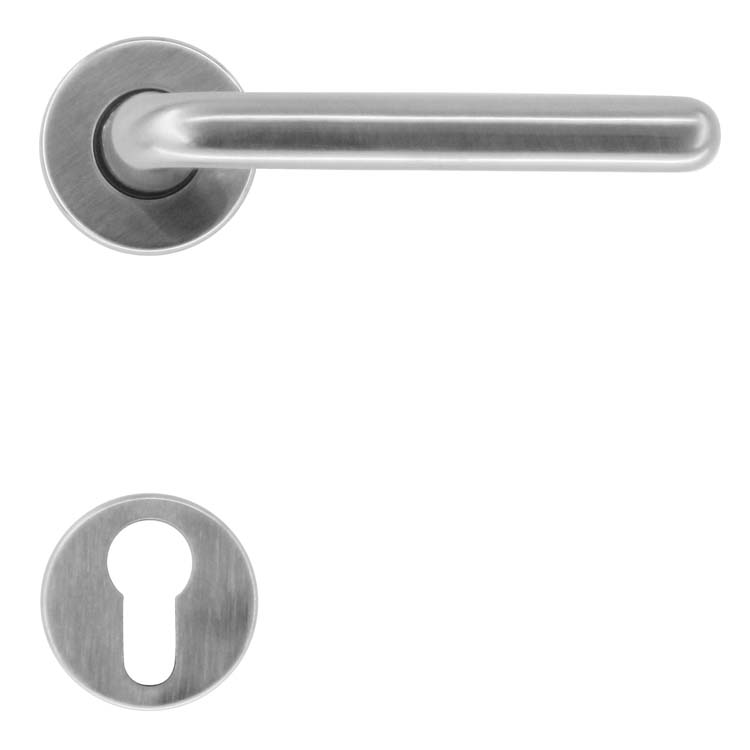 Deurkruk firenze inox look cilinderrozet