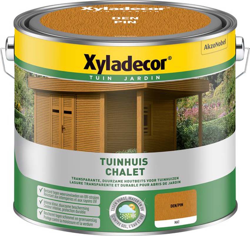 Lasure pour abri de jardin Xyladecor pin 2,5L