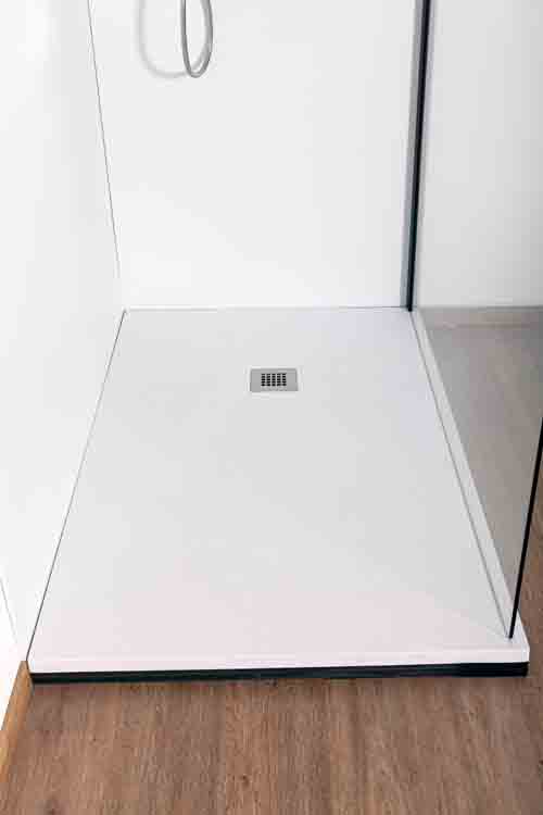 Panneau de douche Minimalism polycarbonate blanc 140x250cm