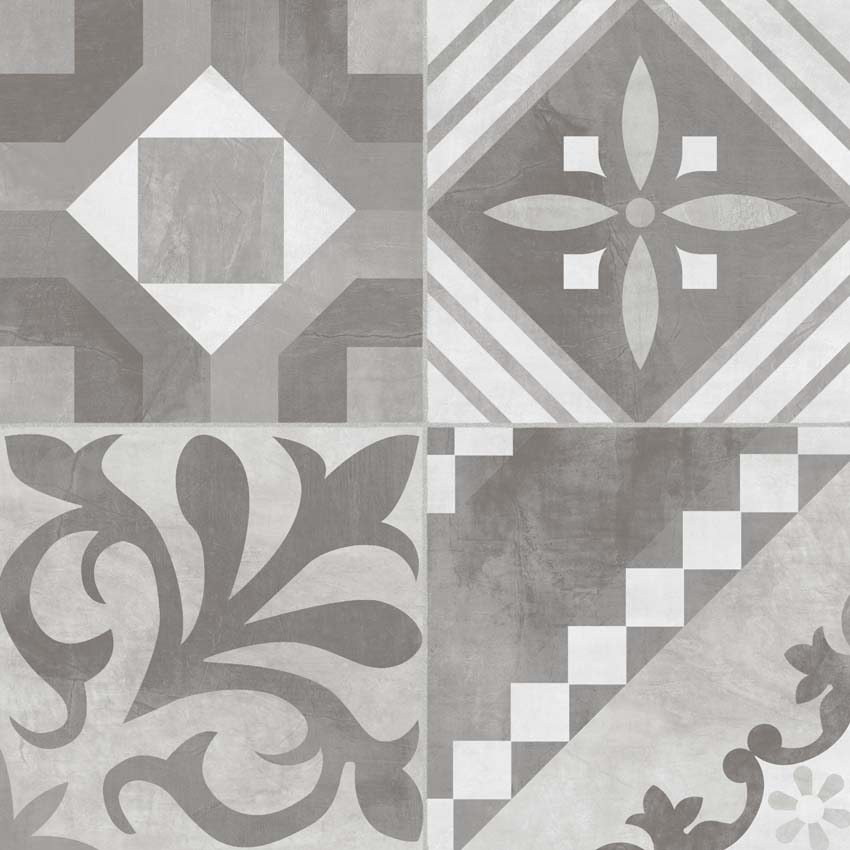 Échantillon carrelage de sol et mural Betonico gris