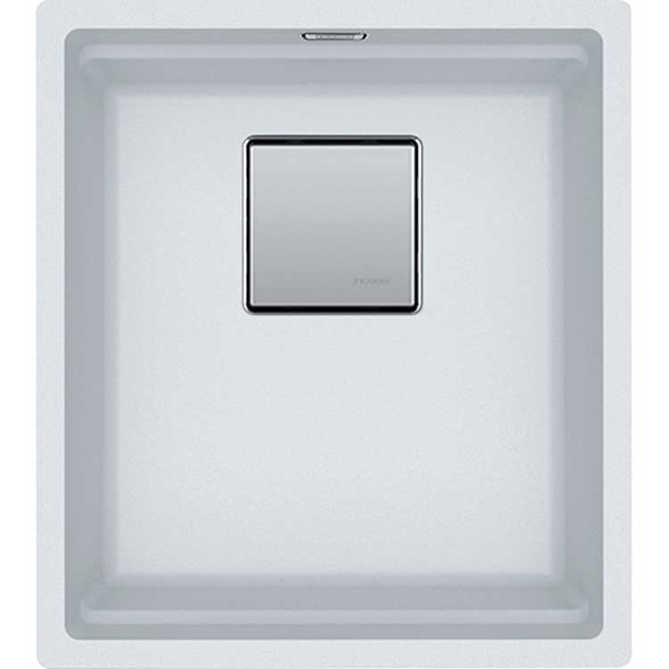 Spoelbak Franke Kubus 2.0 metaalwit 37x42cm