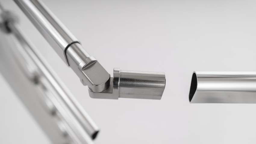 Kit borstwering Talaka titanium 250cm laterale bevestiging