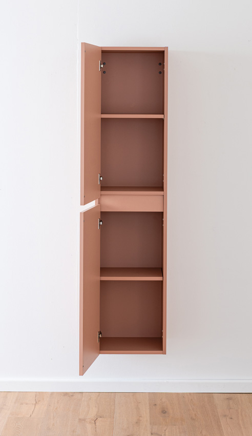 Kolomkast Dotan abrikoos hangend 185x40x32cm