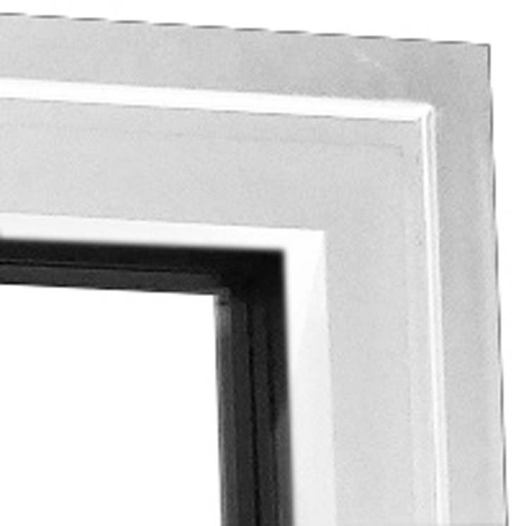 2-VL draaikiepraam ALU Luxio wit B1200xH1000mm