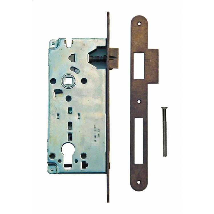 serrure AGB bronze cylindre 85mm