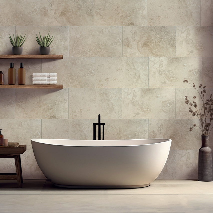 Panneau mural Dumawall+ Zamora beige 50x90cm
