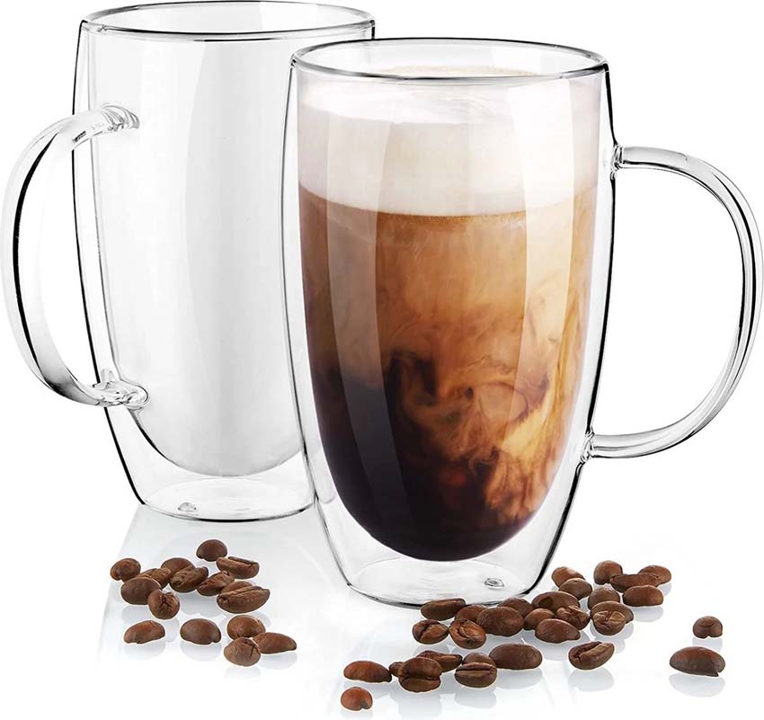 Verre à café Noah transparent 45cl set de 2