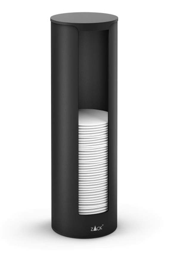 Wattenschijfjeshouder Zack Olomo zwart 20,3cm