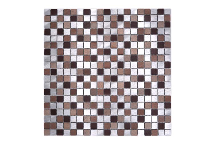Mozaïek Mix koper mat 31,7x31,7cm