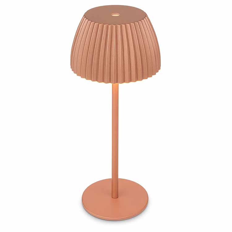 Lampe de table Veluna - cuivre - 36.5cm - dimmable - LED - 2W - 2700K - IP44 - USB