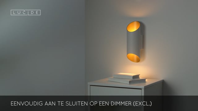 Wandlamp - Ø 10 cm - 1xG9 - Wit