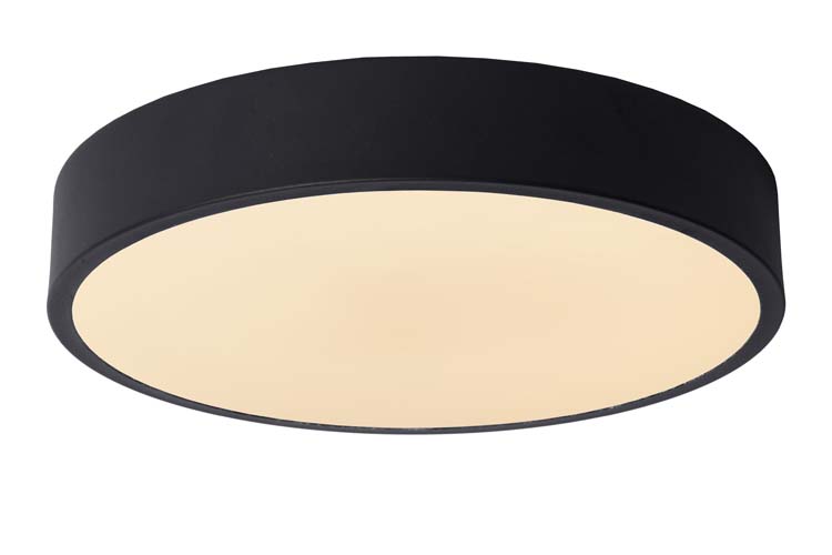 Plafonnière - Ø 30 cm - LED Dimb. - 1x18W 2700K - 3 StepDim-Zwart