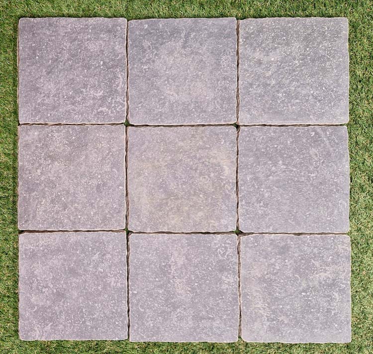 Dalle de terrasse Binche tambourinée 20x20x2cm