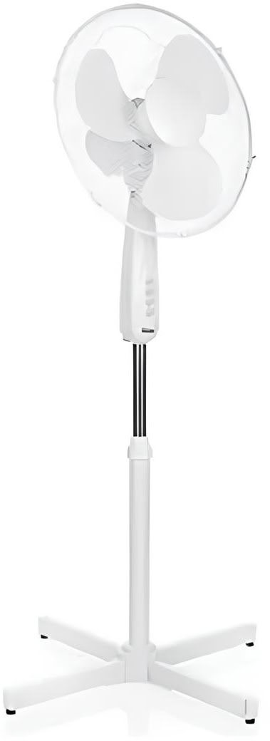 Ventilateur sur pied 3 vitesses blanc Ø40cm