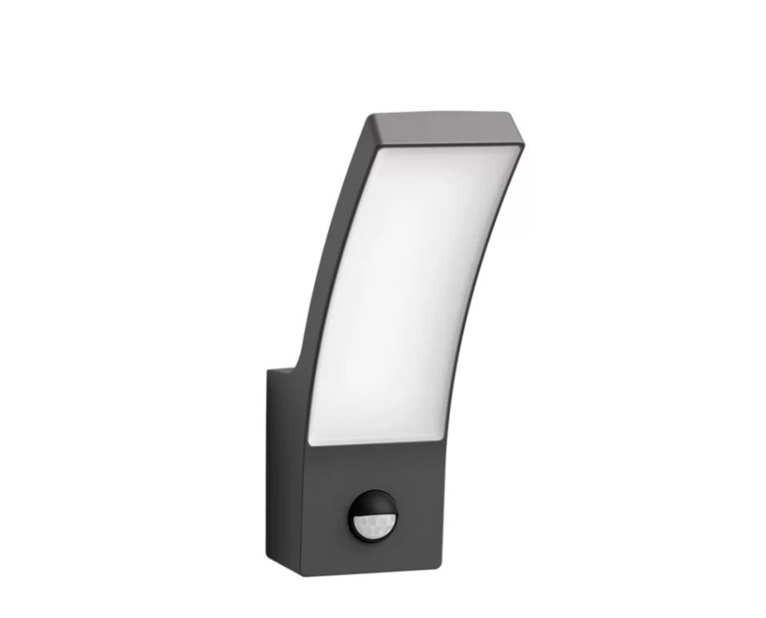 Applique murale extérieure - anthracite - 16x8x24cm - LED - 1x4,3W - 2700K - détecteur