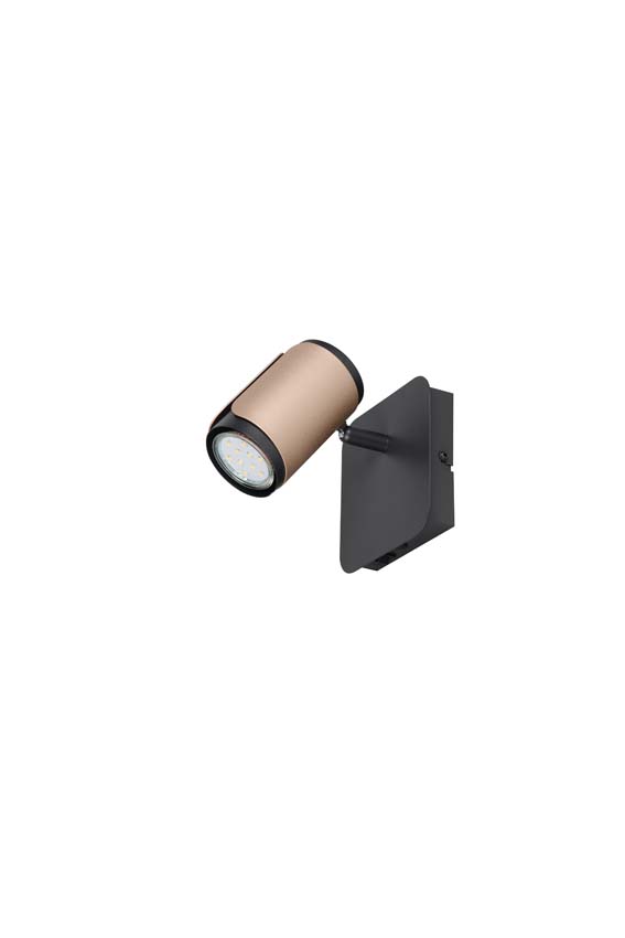Spot en saillie - Brun café - 12x16x12cm - Dimmable - GU10 - 1x10W