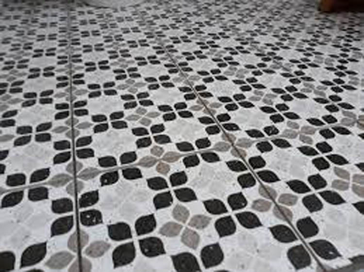 Vloer- en wandtegel Bianco Fiore patroontegel multicolor 20x20cm