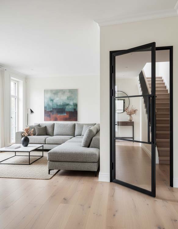 Stalen binnendeur 3W Tara 880 x 2040 mm Rechts