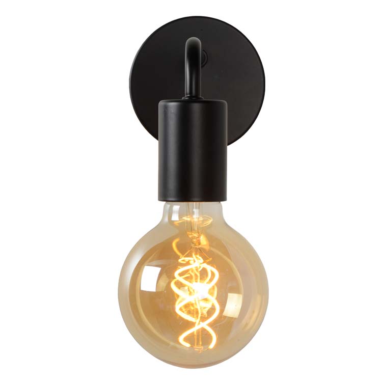 SCOTT - Wandlamp - 1xE27 - Zwart