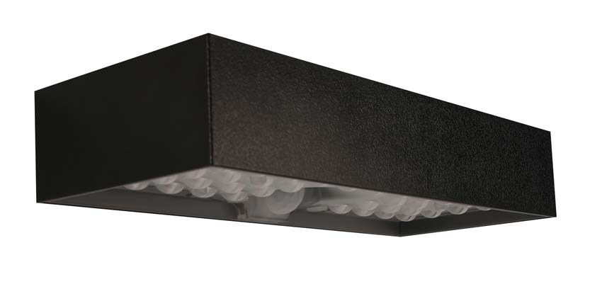 Ledstraler Light brick - zwart - LED - 10W - IP65 - sensor - solar