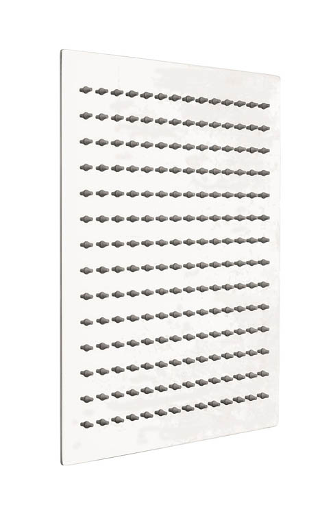 Douchekop Selma vierkant chroom 30x30cm