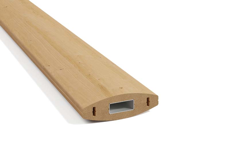 Roomdivider Line up Separo eik 100x277x3,6cm