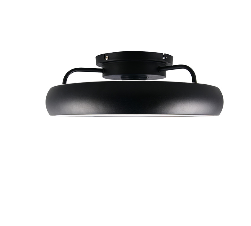 Plafonnier/ventilateur - Ø40cm - LED dimmable - CCT - 1x20W - 2700/6500K - noir